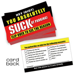 Bad Parking Cards